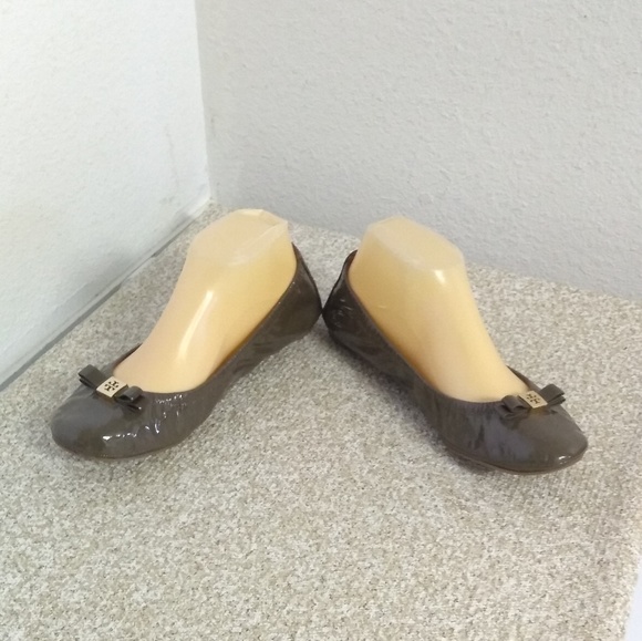 Tory Burch Eddie Patent Leather Ballet Flats - Picture 3 of 6